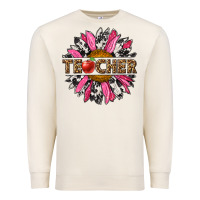Sandshell western teacher sunflower Premium Sweatshirt - NancyCooperArtShop