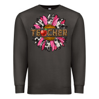 Smoke western teacher sunflower Premium Sweatshirt - NancyCooperArtShop