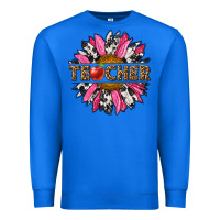 True Royal western teacher sunflower Premium Sweatshirt - NancyCooperArtShop