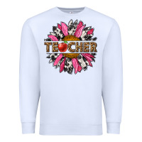 White western teacher sunflower Premium Sweatshirt - NancyCooperArtShop