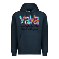 Navy yaya Premium Hoodie - Artiststas