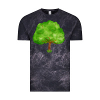 Cloud Black tree Vintage Tee - FaDigitalArtStudio