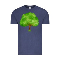 Vintage Denim tree Vintage Tee - FaDigitalArtStudio