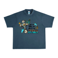Midnight Navy let me tell you about my jesus Urban Heavy Tee - BarkalooDesign