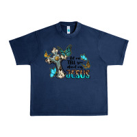 Navy let me tell you about my jesus Urban Heavy Tee - BarkalooDesign