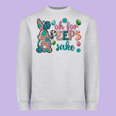 Oh For Peeps Shake Heavyweight Sweatshirt Designed By Neo Western