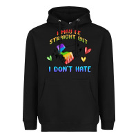 Black i may be straight pride day Heavyweight Hoodie - MaliasSmallBusiness