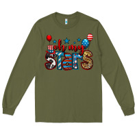 Army Green oh my stars 4th of july Long Sleeve Tee - Jasminsmagicworld