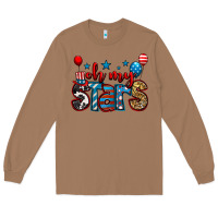 Toasted Coconut oh my stars 4th of july Long Sleeve Tee - Jasminsmagicworld