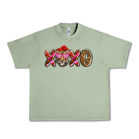 Oil Green xoxo tiger olivia Urban Heavy Tee - OliviaCreatesArt