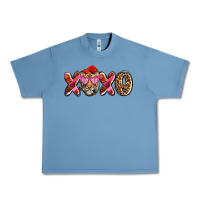 Pebble Blue xoxo tiger olivia Urban Heavy Tee - OliviaCreatesArt