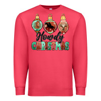 Cardinal howdy christmas Premium Sweatshirt - MaliasSmallBusiness