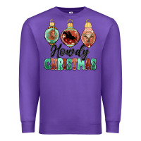 Purple howdy christmas Premium Sweatshirt - MaliasSmallBusiness