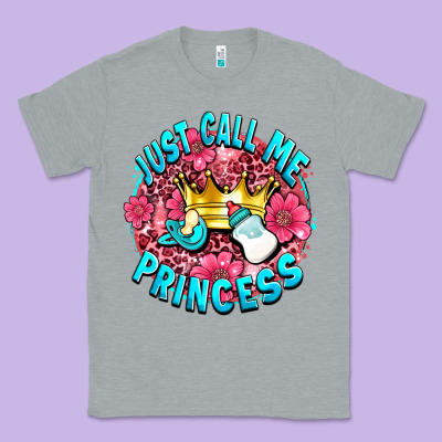 Just Call Me Princess Classic Tee Designed By Adodesignshop