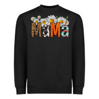 Black western daisies mama Heavyweight Sweatshirt - HRA Design Shop