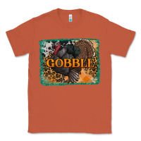 Copper thanksgiving turkey gobble with background Classic Tee - RanaPortraitStore