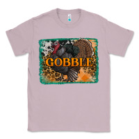 Lilac thanksgiving turkey gobble with background Classic Tee - RanaPortraitStore