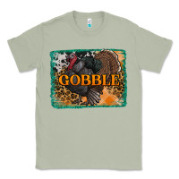 Matcha thanksgiving turkey gobble with background Classic Tee - RanaPortraitStore