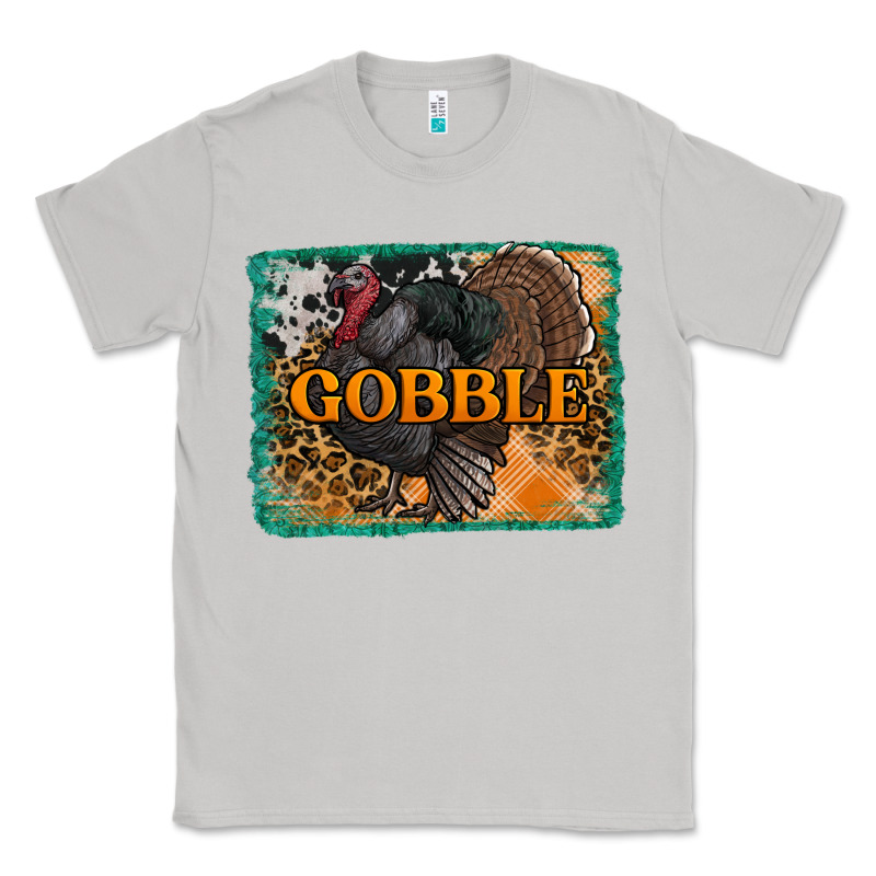 Thanksgiving Turkey Gobble With Background Classic Tee by RanaPortraitStore | Teevron