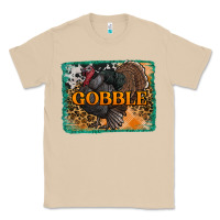 Mushroom thanksgiving turkey gobble with background Classic Tee - RanaPortraitStore