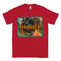 Red thanksgiving turkey gobble with background Classic Tee - RanaPortraitStore