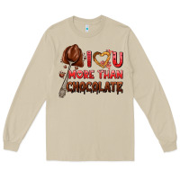 Mushroom i love you more than chocolate Long Sleeve Tee - AdoDesignShop