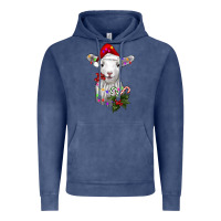 Vintage Denim christmas baby sheep Vintage Hoodie - RanaPortraitStore
