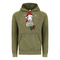 Vintage Olive christmas baby sheep Vintage Hoodie - RanaPortraitStore