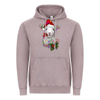 Vintage Zinc christmas baby sheep Vintage Hoodie - RanaPortraitStore