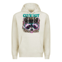 Oatmeal Heather cute but feral Premium Hoodie - Artiststas