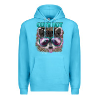Ocean Blue cute but feral Premium Hoodie - Artiststas