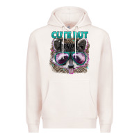 Pale Pink cute but feral Premium Hoodie - Artiststas