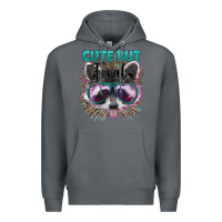 Rock cute but feral Premium Hoodie - Artiststas