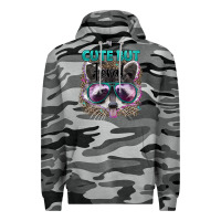 Slate Camo cute but feral Premium Hoodie - Artiststas