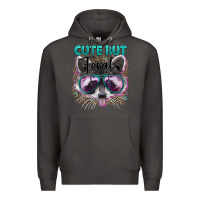 Smoke cute but feral Premium Hoodie - Artiststas