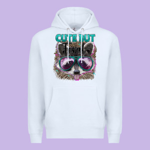 Cute But Feral Premium Hoodie Designed By Artiststas
