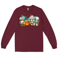 Burgundy golf coffee cups Long Sleeve Tee - Jasminsmagicworld