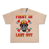 Burro firefighter face mask with axes Urban Heavy Tee - HRA Design Shop
