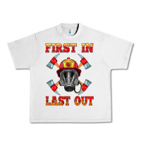 Lunar Rock firefighter face mask with axes Urban Heavy Tee - HRA Design Shop