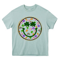 Arona st patrick s day smiley face Heavy Core Tee - Artiststas