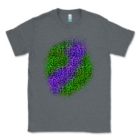 Charcoal Heather halloween leopard patch 3 Classic Tee - BundleAndBundleShop