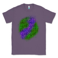 Lavender halloween leopard patch 3 Classic Tee - BundleAndBundleShop