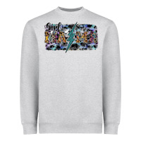 Heather Grey girl mama Heavyweight Sweatshirt - SublimationCraftShop