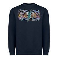 Navy girl mama Heavyweight Sweatshirt - SublimationCraftShop