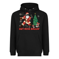 Black out here ballin' Heavyweight Hoodie - MaliasSmallBusiness