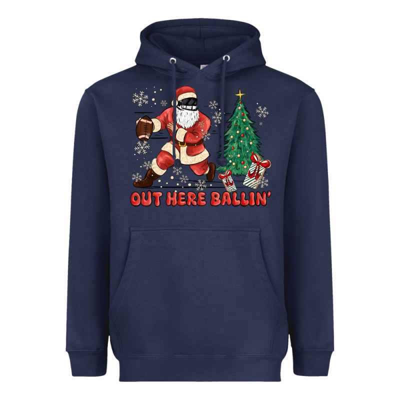 Out Here Ballin' Heavyweight Hoodie by MaliasSmallBusiness | Teevron