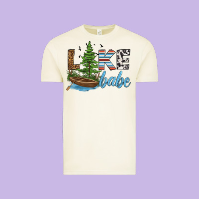 Lake Babe Vintage Tee Designed By Hra Design Shop