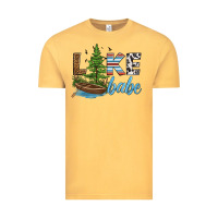 Vintage Mustard lake babe Vintage Tee - HRA Design Shop