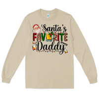 Mushroom santa's favorite daddy Long Sleeve Tee - AdoDesignShop