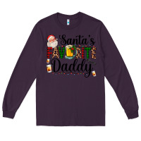 Plum santa's favorite daddy Long Sleeve Tee - AdoDesignShop